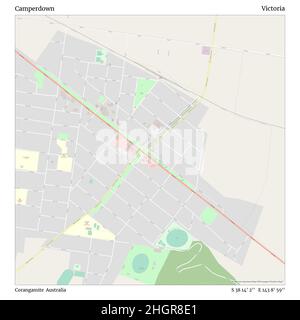 Camperdown, Corangamite, Australien, Victoria, S 38 14' 2'', E 143 8' 59'', map, Timeless Map veröffentlicht im Jahr 2021. Reisende, Entdecker und Abenteurer wie Florence Nightingale, David Livingstone, Ernest Shackleton, Lewis and Clark und Sherlock Holmes haben sich bei der Planung von Reisen zu den entlegensten Ecken der Welt auf Karten verlassen.Timeless Maps kartiert die meisten Orte auf der Welt und zeigt die Verwirklichung großer Träume Stockfoto