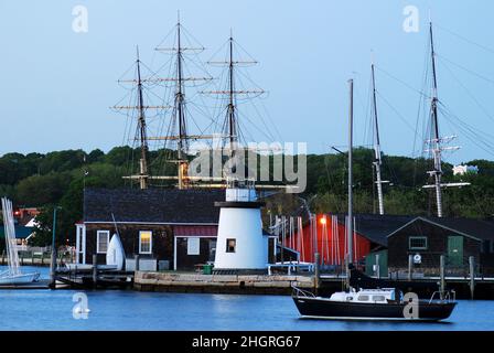 Mystic Seaport, Connecticut Stockfoto