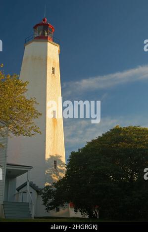 Sandy Hook Light Stockfoto