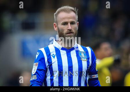 Oxford, Großbritannien. 22nd Januar 2022. Barry Bannan #10 von Sheffield Mittwoch während des Spiels in Oxford, Großbritannien am 1/22/2022. (Foto von James Heaton/News Images/Sipa USA) Quelle: SIPA USA/Alamy Live News Stockfoto