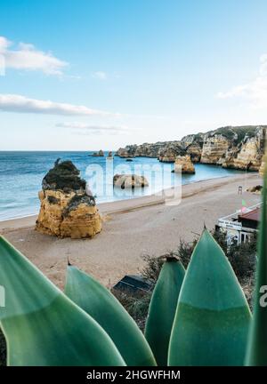 Ponta da Piedade, Algarve in Portugal Stockfoto