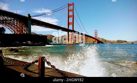 Golden Gate Bridge in San Francisco Stockfoto