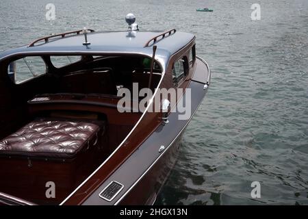 Skaneateles, New York, USA. 24.. Juli 2021. Chris Craft Aus Holz Stockfoto