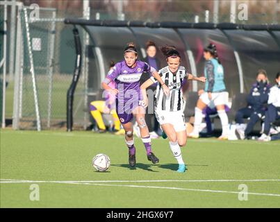 Italienische Meisterschaft, Damen Serie A Juventus Women gegen Fiorentina, 22. Januar 2022, Vinovo, Turin Stockfoto