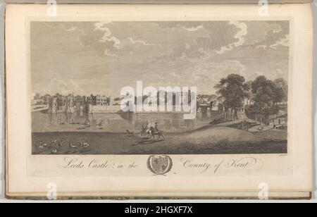 Chilston in the County of Kent, from Edward Hasted's, The History and topographical Survey of the County of Kent, Bd. 1-3 1777–90 gezeichnet und geätzt von Richard Bernard Godfrey Plate 34, Bd. II Chilston, der Sitz von Thomas Best, Esq. Kommentare finden Sie unter 2014.599.1–.30. Chilston in der Grafschaft Kent, aus Edward Hasted's, The History and topographical Survey of the County of Kent, Bd. 1-3. Gezeichnet und geätzt von Richard Bernard Godfrey (britisch, wahrscheinlich London ca. 1728–1795 nachher). 1777–90. Radierung und Gravur. Bücher Stockfoto