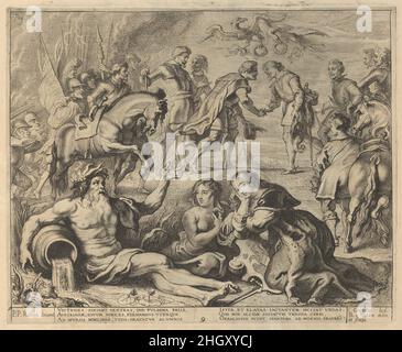 Pompa Introitus Honori .. Ferdinandi Austriaci ... (Eintrag von Kardinal-Infante Ferdinand in Antwerpen, 17. April 1635) 1642 Entworfen von Peter Paul Rubens Flämisch. Pompa Introitus Honori .. Ferdinandi Austriaci ... (Eintrag von Kardinal-Infante Ferdinand in Antwerpen, 17. April 1635). 1642. Gravur. Herausgegeben von Theodoor van Thulden (Flämisch, 's-Hertogenbosch 1606–1669 's-Hertogenbosch). Jacob Neeffs (Flämisch, Antwerpen 1610–nach 1660 Antwerpen). Bücher Stockfoto