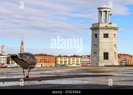 Wunderschöne Einblicke in die Lagunenstadt Venedig in Italien Stockfoto