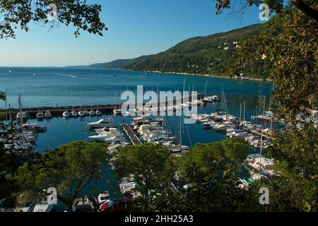 Marine bei Castello di Miramare in Grignano bei Triest, Italien, Europa Stockfoto