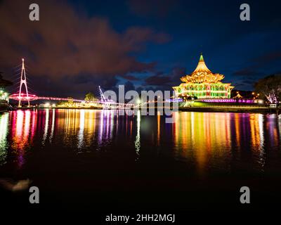 Sarawak State Legilslative Assembly Building Stockfoto