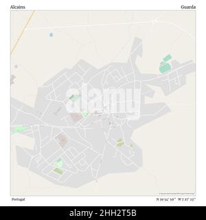 Alcains, Portugal, Guarda, N 39 54' 59'', W 7 27' 23'', Karte, Timeless Map veröffentlicht 2021. Reisende, Entdecker und Abenteurer wie Florence Nightingale, David Livingstone, Ernest Shackleton, Lewis and Clark und Sherlock Holmes haben sich bei der Planung von Reisen zu den entlegensten Ecken der Welt auf Karten verlassen.Timeless Maps kartiert die meisten Orte auf der Welt und zeigt die Verwirklichung großer Träume Stockfoto