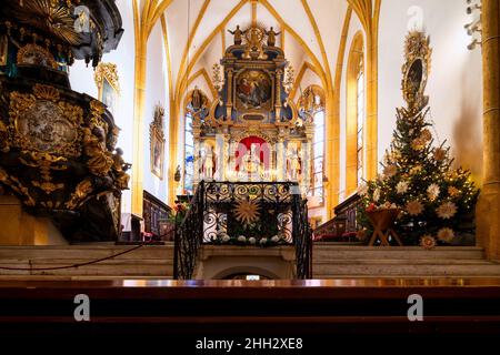 Wallfahrtskirche in Maria Wörth, Kärnten, Österreich Stockfoto