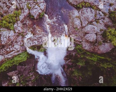 Carrington Falls im Budderoo National Park, New South Wales in Australien Stockfoto