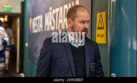 Ishockey, SHL, Djurgarden - Leksand bei hovet in Stockholm Schweden 20220122. Hochwertige Fotos Stockfoto