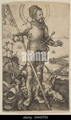 St. George stehend ca. 1502 Albrecht Dürer Deutsch. St. George Steht 391132 Stockfoto