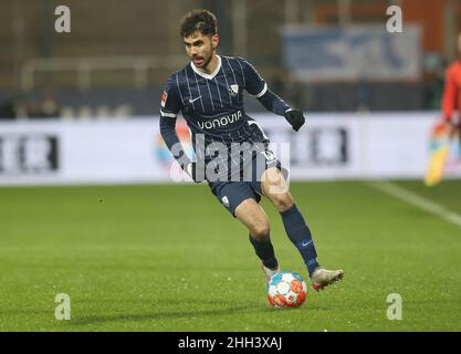 firo: 01/22/2022 Fuvuball, Fußball, 1st Bundesliga, Saison 2021/2022, VfL Bochum - 1st FC kV?ln, Köln, Individual Action, Gerrit Holtmann Stockfoto