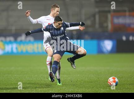 firo: 01/22/2022 Fuvuball, Fußball, 1st Bundesliga, Saison 2021/2022, VfL Bochum - 1st FC kV?ln, Köln Individual Action, Danilo Soares Stockfoto