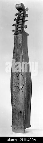 Langeleik Ende 18th oder Anfang 19th Jahrhundert Norwegisch (Christiana). Langeleik 502451 Stockfoto