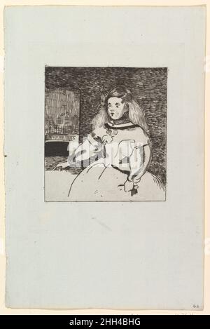 Die Infantin Marguerita nach Velázquez 1862–64 Edouard Manet Französisch. Die Infantin Marguerita nach Velázquez 337528 Stockfoto