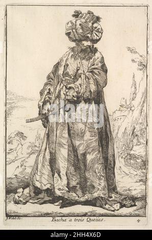 Pasha greift mit beiden Händen ein Schwert an seine Hüfte, aus der Serie 'Karawane des Sultans nach Mekka' (Caravane du Sultan à la Mecque) 1748 Joseph Marie Vien Französisch. Pasha greift mit beiden Händen ein Schwert an seine Hüfte, aus der Serie 'Karawane des Sultans nach Mekka' (Caravane du Sultan à la Mecque) 399188 Stockfoto