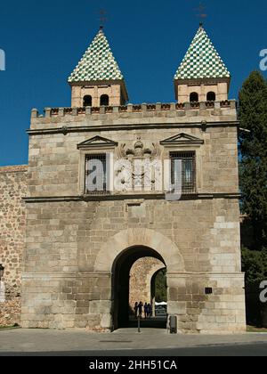 Puerta de Bisagra Nueva in Toledo,Kastilien–La Mancha,Spanien,Europa Stockfoto