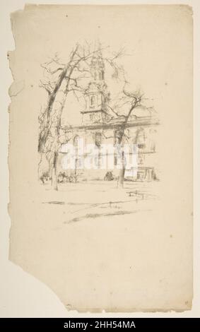 St. Giles-in-the-Fields 1896 James McNeill Whistler Amerikaner. St. Giles-in-the-Fields 372879 Stockfoto