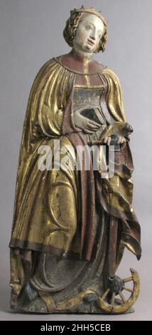 St. Katharina von Alexandria Anfang des 16th. Jahrhunderts Deutsch. St. Katharina von Alexandria 467607 Stockfoto