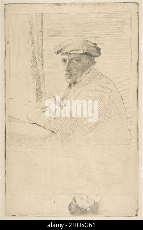 Der Kupferstecher Joseph Tourny 1857 Edgar Degas Französisch. Der Graveur Joseph Tourny. Edgar Degas (Französisch, Paris 1834–1917 Paris). 1857. Radierung; sechster Druck auf japanischem Pergament. Porträt von Joseph-Gabriel Tourny (Französisch, 1817–1880). Ausdrucke Stockfoto