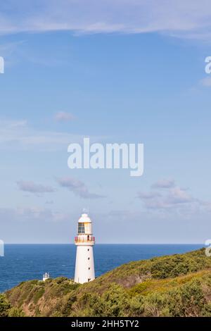 Australien, Victoria, Cape Otway, Sky over Cape Otway Lighthouse im Great Otway National Park Stockfoto