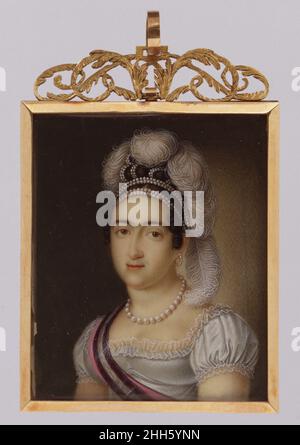 Prinzessin María Francisca de Asis de Borbón und ihr Sohn Infante Carlos Luis María Fernando de Borbón 1818 Luis de la Cruz y Rios Spanisch. Prinzessin María Francisca de Asis de Borbón und ihr Sohn Infante Carlos Luis María Fernando de Borbón 436059 Stockfoto