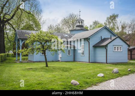 Deutschland, Hamburg, Alter Bahnhof Bergedorf im Frühjahr Stockfoto