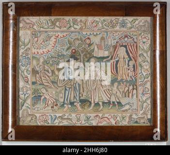 Leben Abrahams drittes Viertel 17th Jahrhundert nach einem Entwurf von Gerard de Jode Niederlandisch. Leben Abrahams 229002 Stockfoto