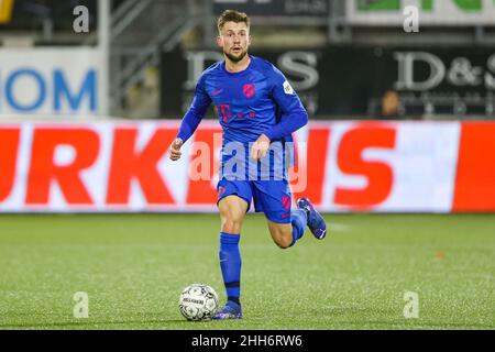 ROTTERDAM, NIEDERLANDE - 23. JANUAR: Hidde ter Avest des FC Utrecht während des niederländischen Eredivisie-Spiels zwischen Sparta Rotterdam und dem FC Utrecht am 23. Januar 2022 in Het Kasteel in Rotterdam, Niederlande (Foto: Herman Dingler/Orange Picts) Stockfoto