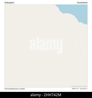 Kukasjärvi, Övertorneå Kommun, Schweden, Norrbotten, N 66 7' 0'', E 23 16' 0'', map, Timeless Map veröffentlicht im Jahr 2021. Reisende, Entdecker und Abenteurer wie Florence Nightingale, David Livingstone, Ernest Shackleton, Lewis and Clark und Sherlock Holmes haben sich bei der Planung von Reisen zu den entlegensten Ecken der Welt auf Karten verlassen.Timeless Maps kartiert die meisten Orte auf der Welt und zeigt die Verwirklichung großer Träume. Stockfoto