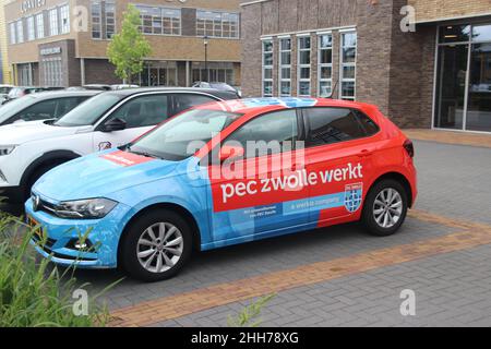 Stadion MAC3park vom Eredivisie Football Club PEC Zwolle in den Niederlanden. Stockfoto