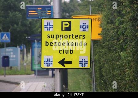 Stadion MAC3park vom Eredivisie Football Club PEC Zwolle in den Niederlanden. Stockfoto