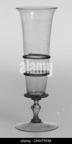 Wineglass 17th Jahrhundert façon de Venise, nordeuropäisch (möglicherweise die Tiefländer). Wineglass 461227 Stockfoto