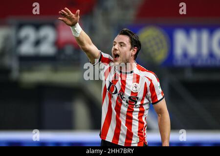 ROTTERDAM, NIEDERLANDE - 23. JANUAR: Dirk Abels von Sparta Rotterdam während des niederländischen Eredivisie-Spiels zwischen Sparta Rotterdam und dem FC Utrecht am 23. Januar 2022 in Het Kasteel in Rotterdam, Niederlande (Foto: Herman Dingler/Orange Picts) Stockfoto
