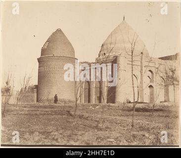 [Der Turm von 'Chihil Dukhtaran', Mausoleum von 40 Töchtern, 1056.] 1840s–60s möglicherweise von Luigi Pesce Italienisch. [Der Turm von 'Chihil Dukhtaran', Mausoleum von 40 Töchtern, 1056.]. Möglicherweise von Luigi Pesce (Italienisch, 1818–1891). 1840s–60s. Silberdruck mit Albumen. Fotos Stockfoto