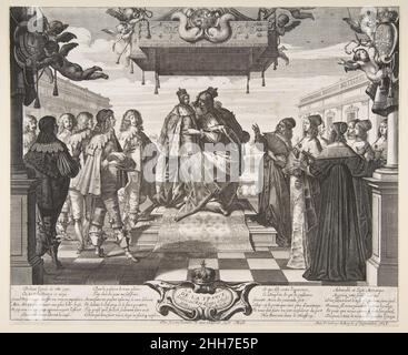 Die Freude Frankreichs 1638 Abraham Bosse Französisch. Die Freude Frankreichs 387566 Stockfoto
