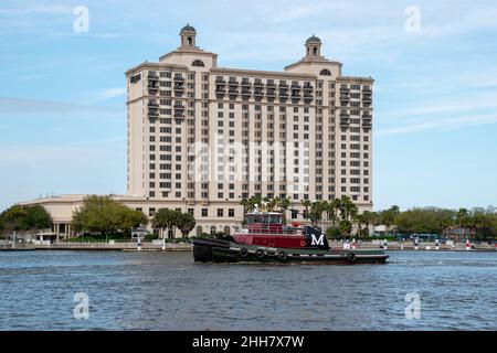 Das Westin Savannah Harbour Golf Resort und Spa Stockfoto