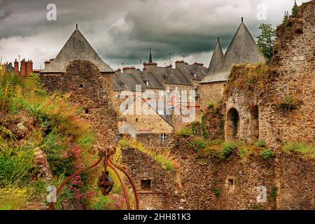 Schloss Fougères, Frankreich Stockfoto
