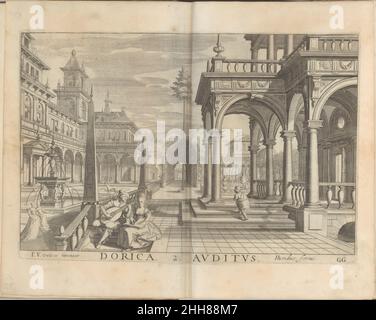 Architektur oder Bawmeisterschaft... 1628 nach Hans Vredeman de Vries Niederlandisch. Architektur oder Bawmeisterschaft... 358601 Stockfoto