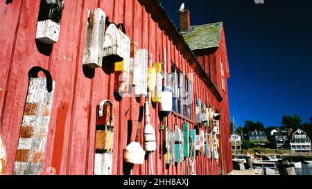 Motiv #1 von Rockport, Massachusetts Stockfoto