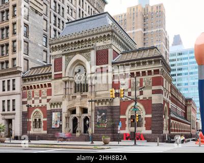 Pennsylvania Academy of the Fine Arts gestaltet von Frank Furness Stockfoto