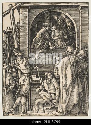 Ecco Homo, aus der kleinen Passion ca. 1509 Albrecht Dürer Deutsch. Ecco Homo, aus der kleinen Passion 388055 Stockfoto