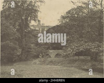 Lady Dorothy's Bridge, Haddon Hall 1888 George Bankart British. Lady Dorothys Brücke, Haddon Halle 269176 Stockfoto