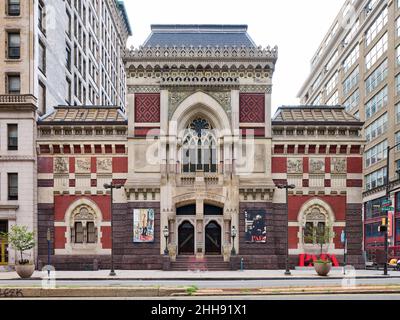 Pennsylvania Academy of the Fine Arts gestaltet von Frank Furness Stockfoto