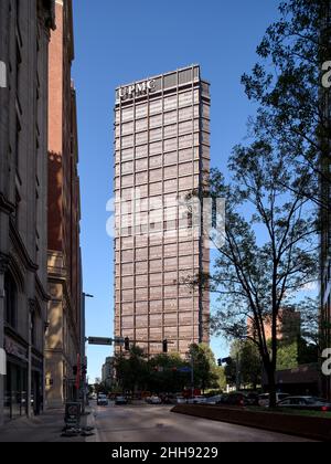 U.S. Steel Tower entworfen von Harrison & Abramowitz Stockfoto