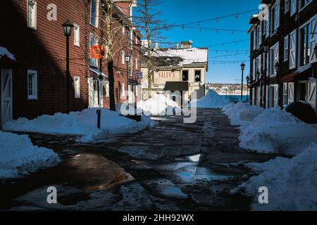 Private Werft in halifax Nova scotia Stockfoto