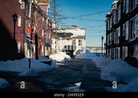 Private Werft in halifax Nova scotia Stockfoto